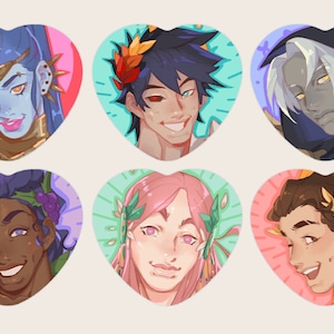 Hades Game Heart Buttons