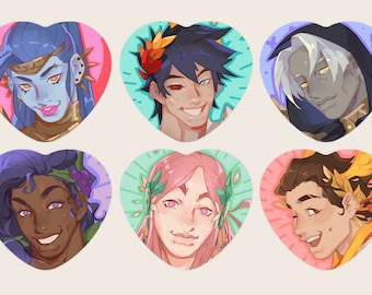 Hades Game Heart Buttons