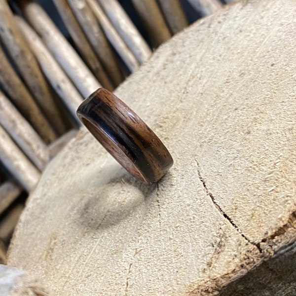 Ebony bentwood ring , wooden ring , engagement ring , wedding ring , mens ring , woman’s ring