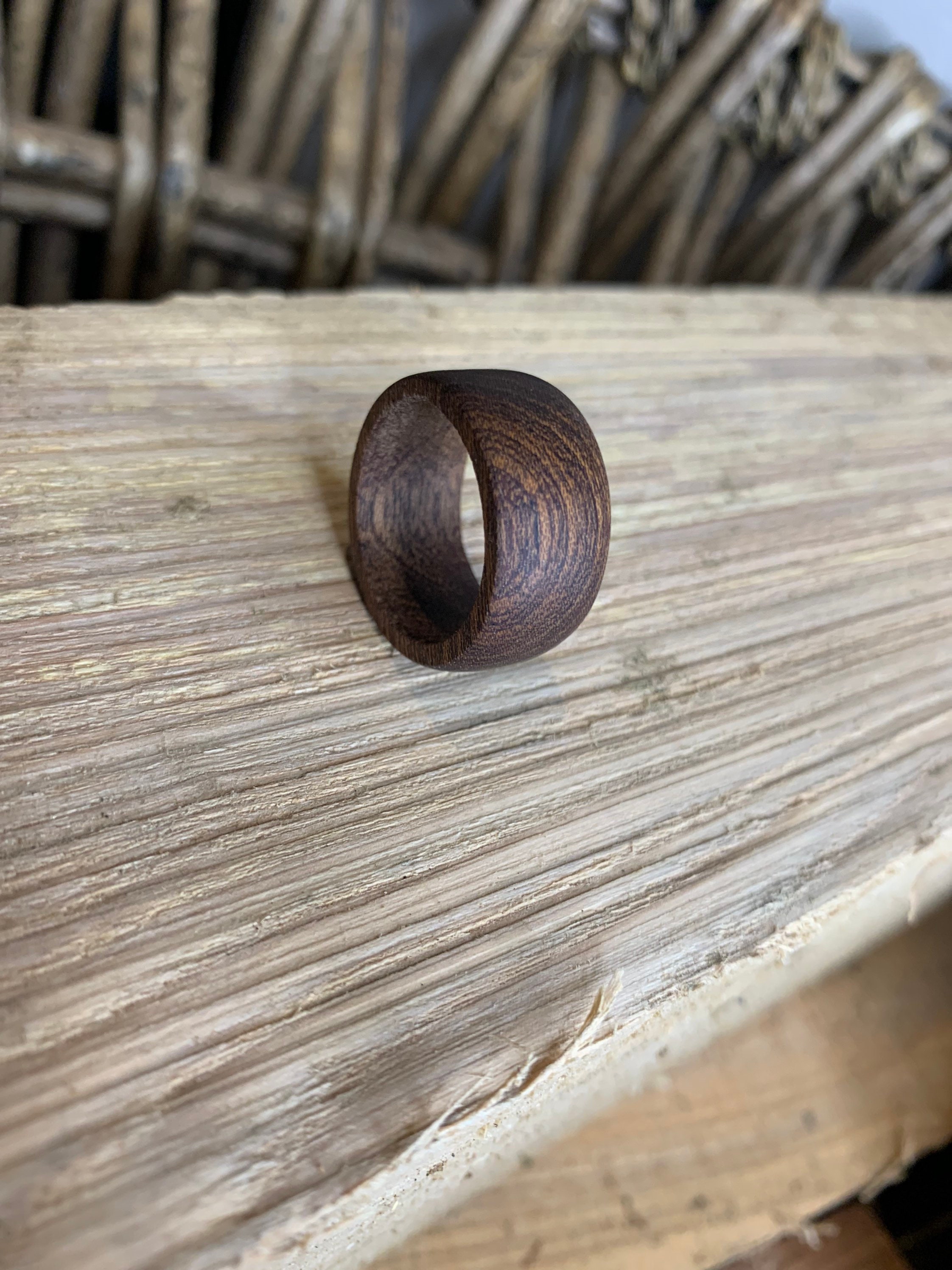 Solid wood rings deals
