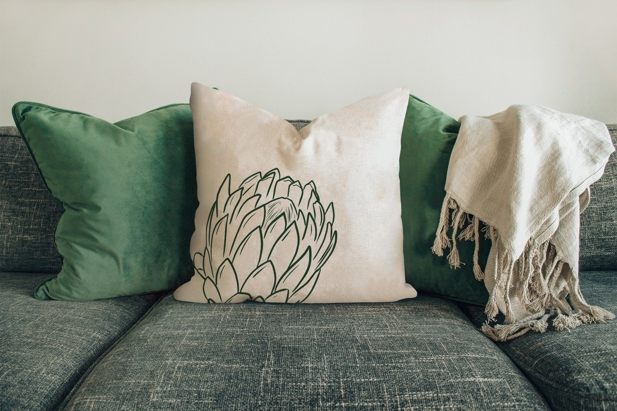 PROTEA FLOWER Bundle of 6 Line Art, Doodle Vector Art. Hand Drawn