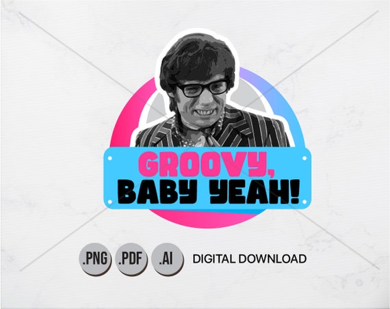 Stickers Austin Powers Pour Flipper / Pincab - Déco Arcade - Fabriqué En France