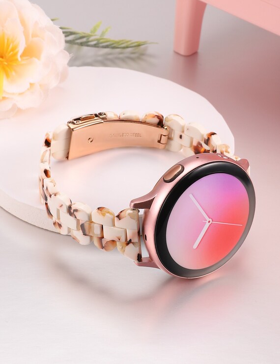 Samsung Galaxy Watch 6/5/4/active 2 40mm 44mm/watch 5 Pro 45mm/watch 6  Classic/watch 3 41mm, 20mm Resin Women Slim Strap for Samsung Watch - Etsy | Samsung Galaxy Watch