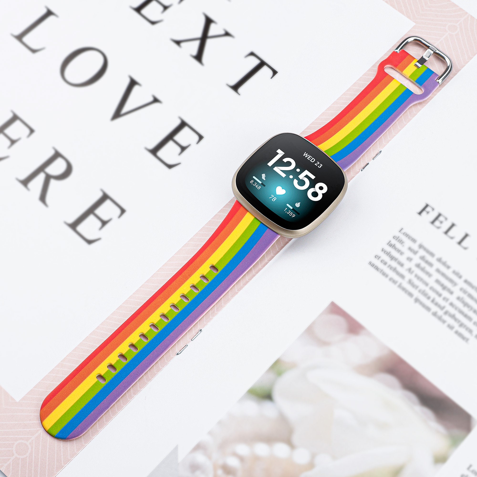 pride fitbit versa 2 band