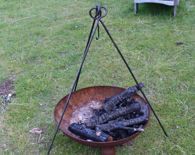 Hand Campfire Cooking Tripod Etsy