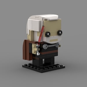 The Count (Dooku) - Brickheadz MOC Instructions - Star Wars