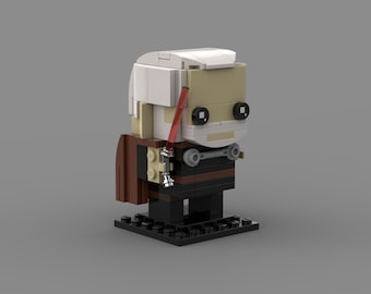 Der Graf (Dooku) - Brickheadz MOC Anleitung - Star Wars