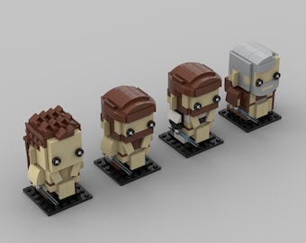 Die Kenobi Gang (4 Sets of Instruction) - Brickheadz MOC Anleitung - Star Wars