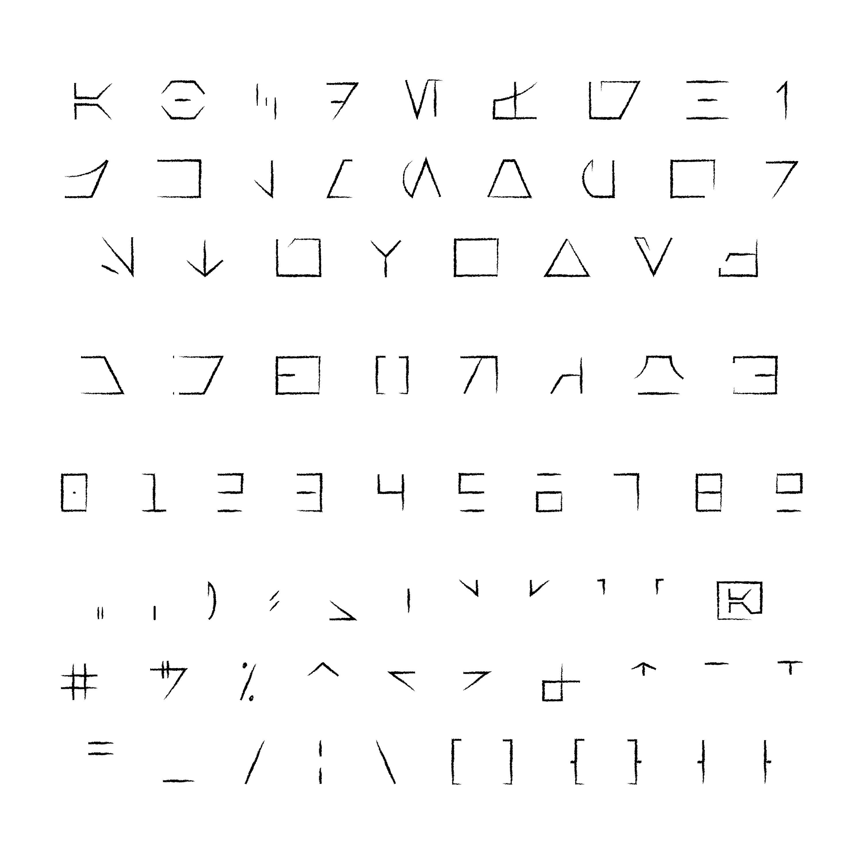 Aurebesh Scratch Star Wars Font Instant Download Etsy