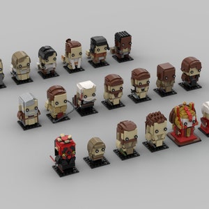 The Whole Gang (19 Sets of Instructions) - Brickheadz MOC Instructions - Star Wars