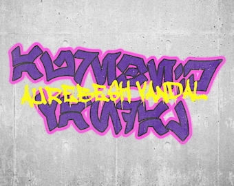 Aurebesh Vandal - Star Wars Font - Instant Download - Commercial Use