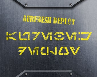 Aurebesh Deploy - Star Wars Font - Instant Download - Commercial Use