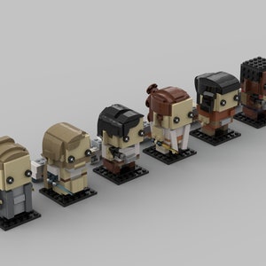 The Sequel Gang (6 Sets of Instructions) - Brickheadz MOC Instructions - Star Wars