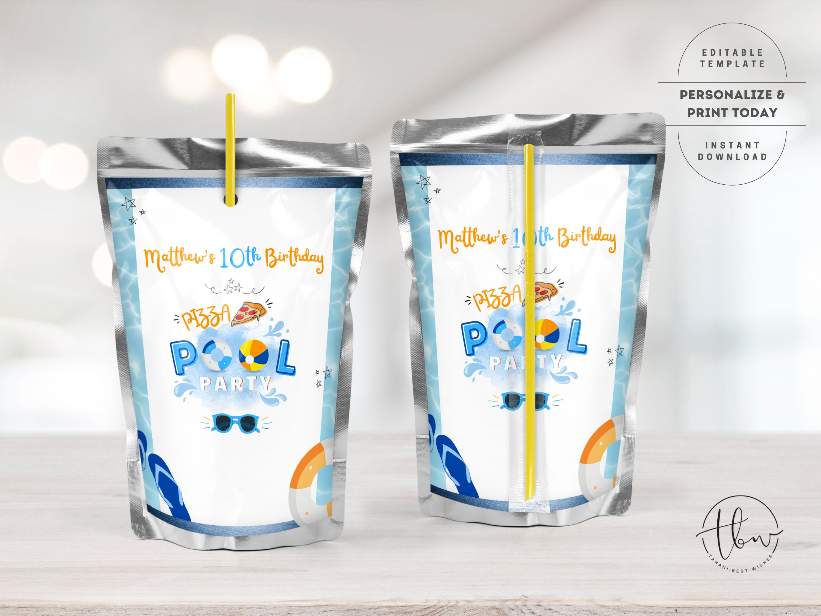 Beach Ball Drink Set / Beach Ball Sip Cups / Beach Pail for Ice Bucket /  Birthday Gift / Mother's Day / Pool Party / Pool Side 