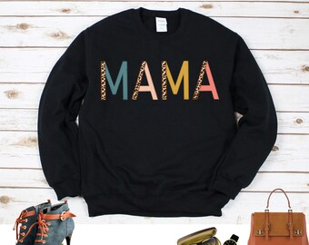 Mama Sweatshirt Gift for New Mom, Mama Sweater for Mom To be, MAMA Crewneck Sweatshirt, MAMA Pregnancy Announcement Sweatshirt, MAMA shirt