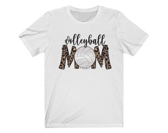 Volleyball Mom Unisex Jersey Short Sleeve Tee