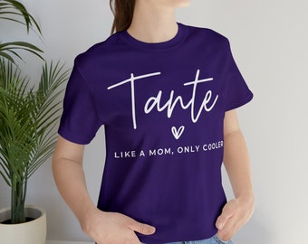 Tante Like A Mom Only Cooler Tshirt für Muttertagsgeschenk