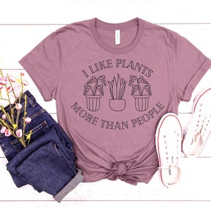 I Like Plants More Than People SVG | Plant Humor SVG | Plant Mom Shirt | Funny  Shirt SVG | svg | Cut File | Plant Killer | Plant svg