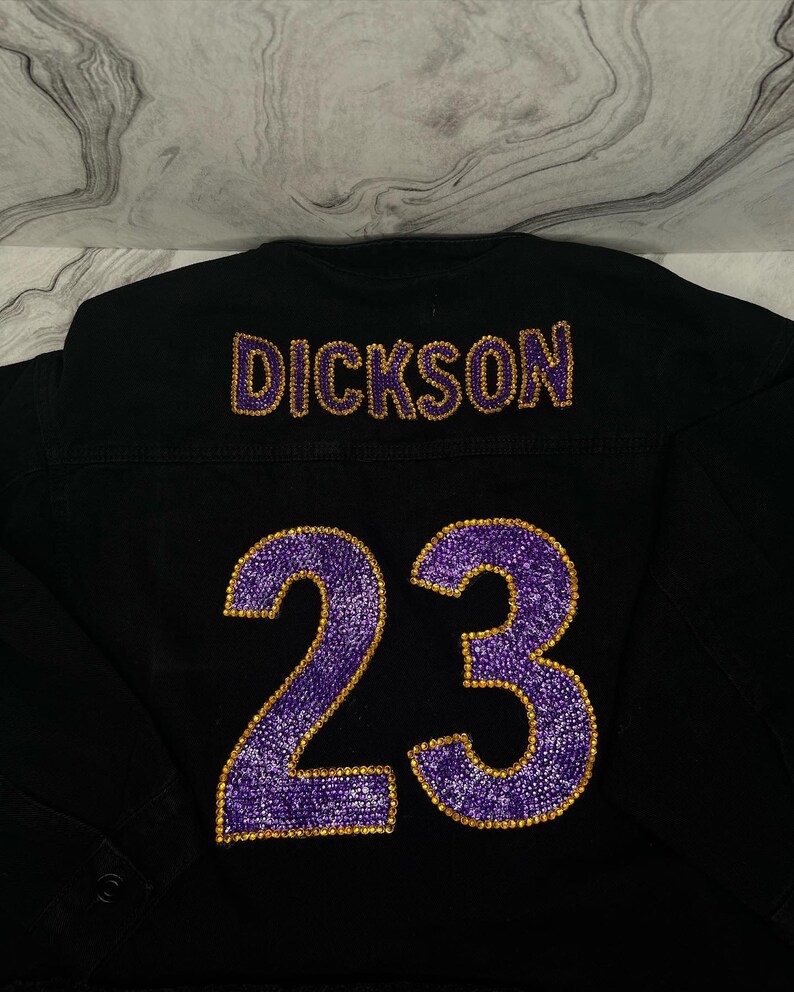 Rhinestone Jean Jacket Etsy