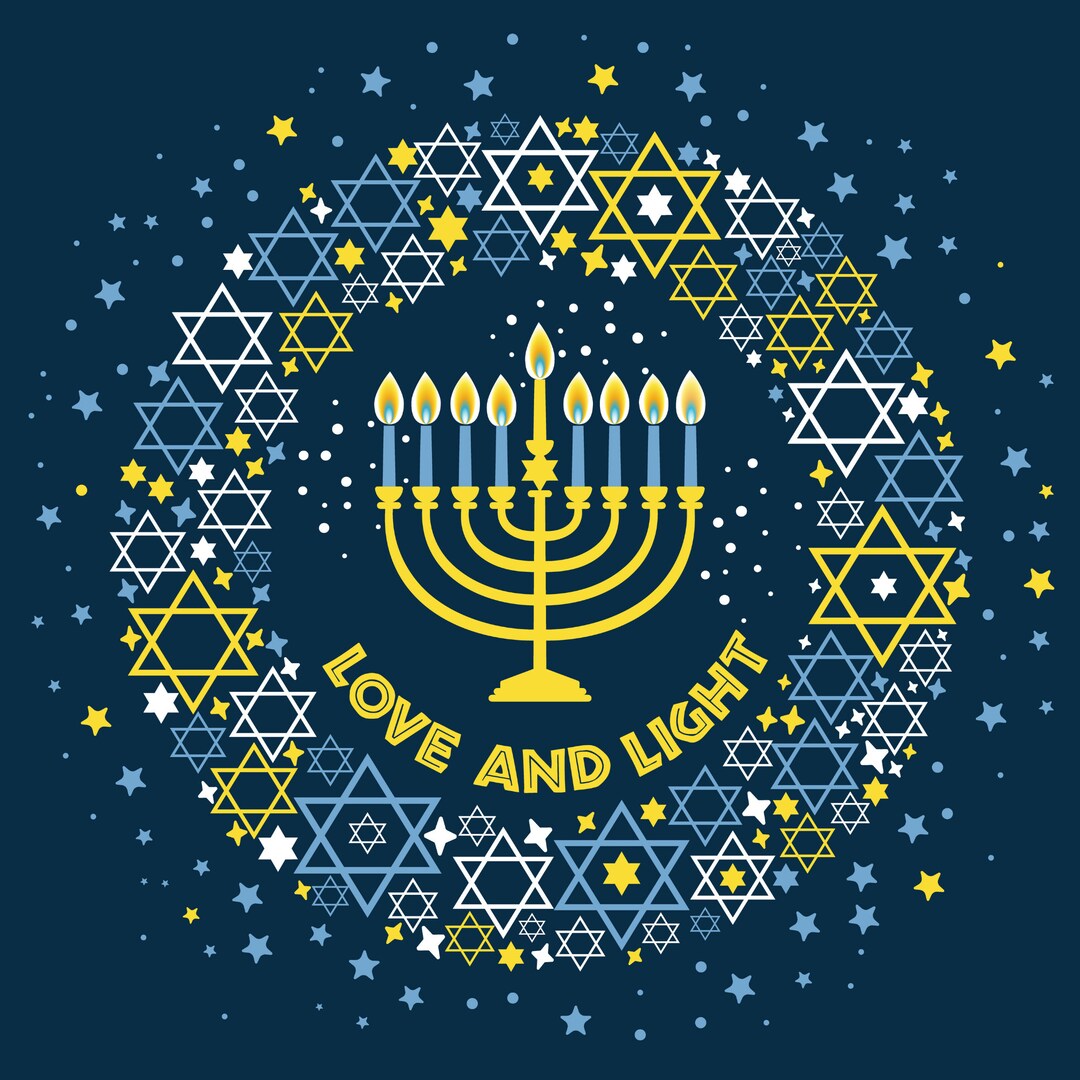 Hanukkah Seamless Pattern / Digital Paper / Pattern Pdf Printable ...