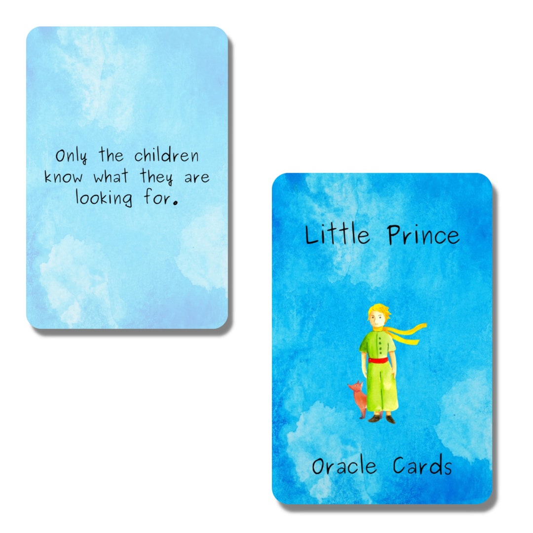 Little Prince Oracle Cards/little Prince Quotes Cards Deck/ Little