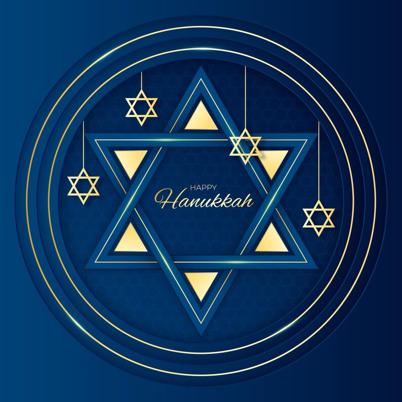 Hanukkah Seamless Pattern / Digital Paper / Pattern Pdf Printable ...
