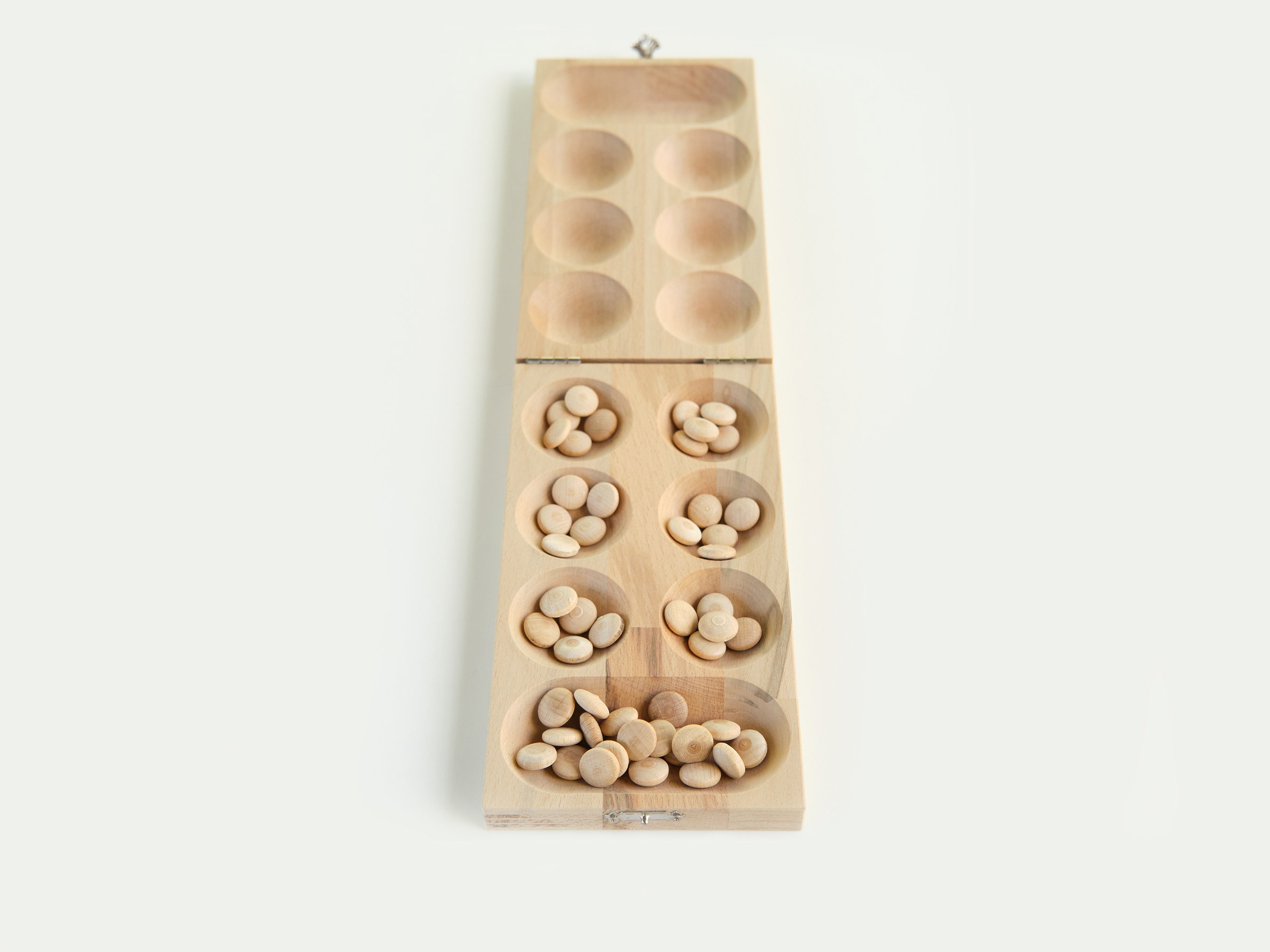 Mancala Wooden Kalaha Oware Portable Board Game Strategy Game - Etsy UK