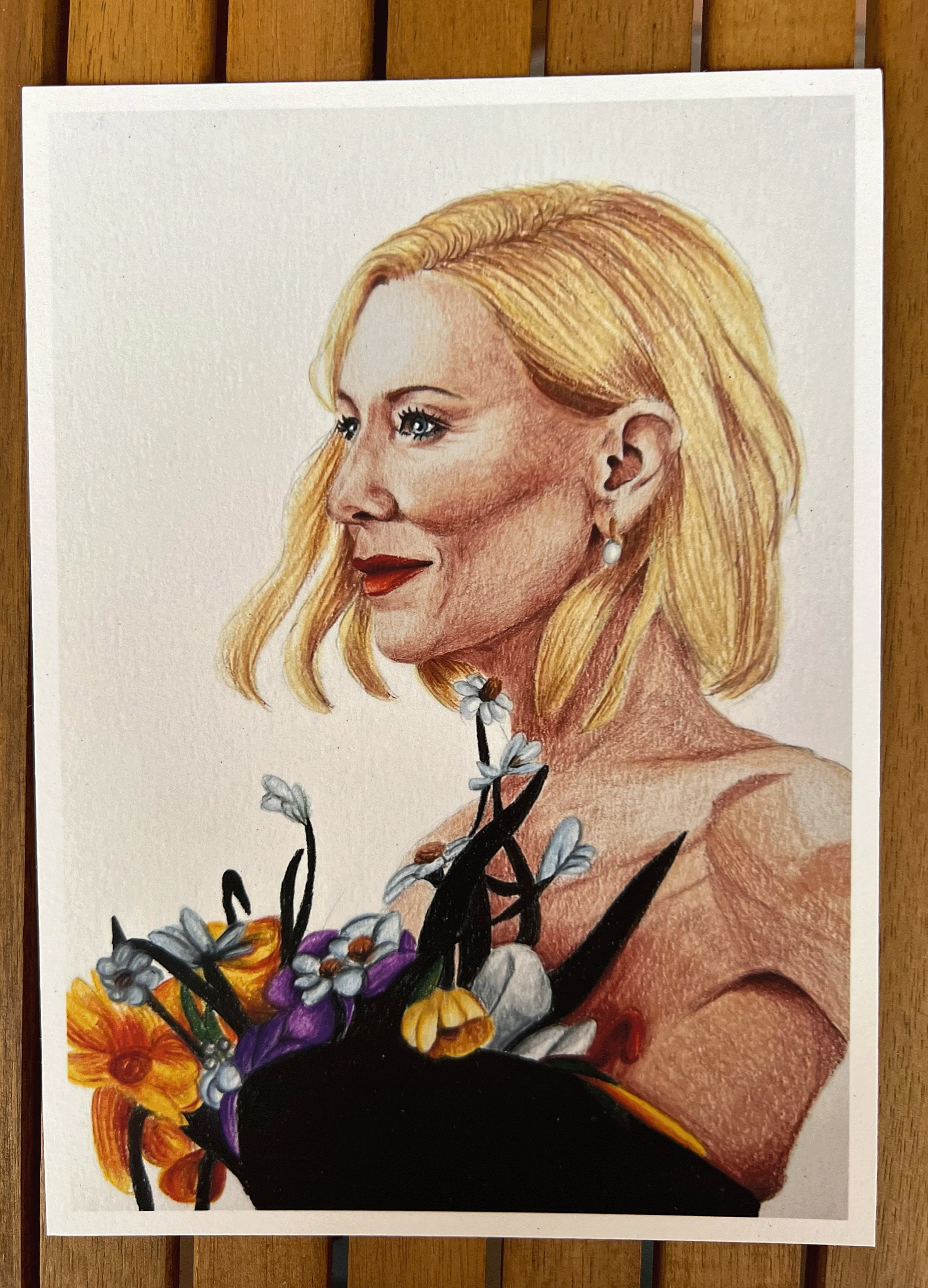 Cate Blanchett / Venice Film Festival 2022 / Colored Pencil Portrait ...