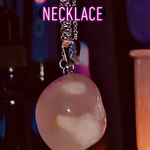 flower agate necklace