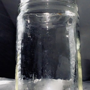 XL glass jar