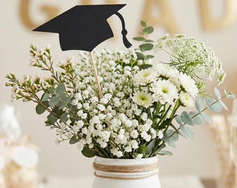 2026 Graduation Mason Jar Centerpiece Tag Graduation Table Decorations Class of 2026 Party Favor Centerpiece Cutouts