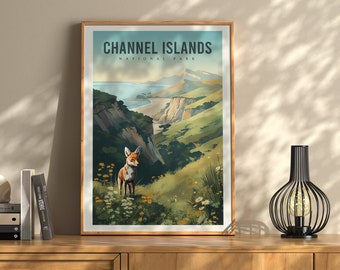 Channel Islands National Park Poster: California Travel Art