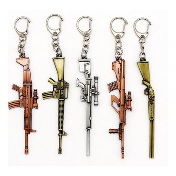 Porte-clés personnalisé modèle d’arme à feu, cadeau de Noël, porte-clés personnalisé, porte-clés d’arme à feu, porte-clés en métal