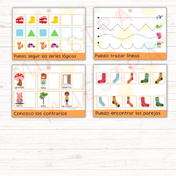 Carpeta De Aprendizaje 3 Años Libro Actividades Personalizado Cuaderno  Actividades Infantil Educación Infantil Recurso Educativo 