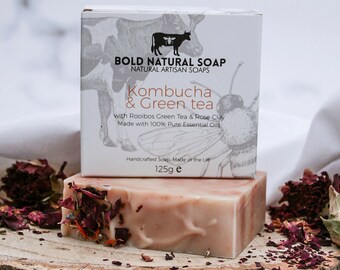Grass Fed Tallow Soap | Tallow Soap | Tallow Soap UK | Kombucha Soap | Natural Soap | Face Soap | Bar Soap | Organic Tallow Soap KOMBUCHA