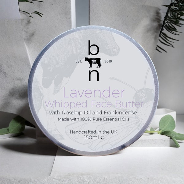 Whipped Tallow Butter | Tallow face cream | Whipped Tallow Body Butter | Tallow Skincare |Natural Skincare | Grass-fed Beef Tallow LAVENDER