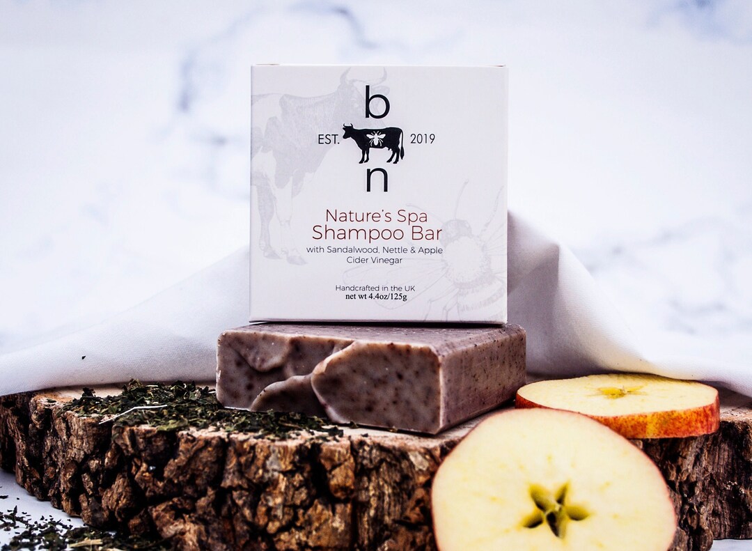 Apple Cider Shampoo Bar, Organic ACV, Natural Shampoo, Herbal Hair Bar