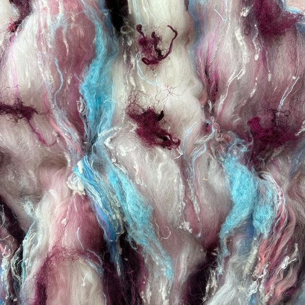 Marble Swirl/ textured Art Batt/   3.65 oz