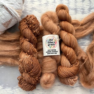 Hello deer -dyed to order- -semi solid tone hand dyed yarn -- limited edition CHOOSE your BASE