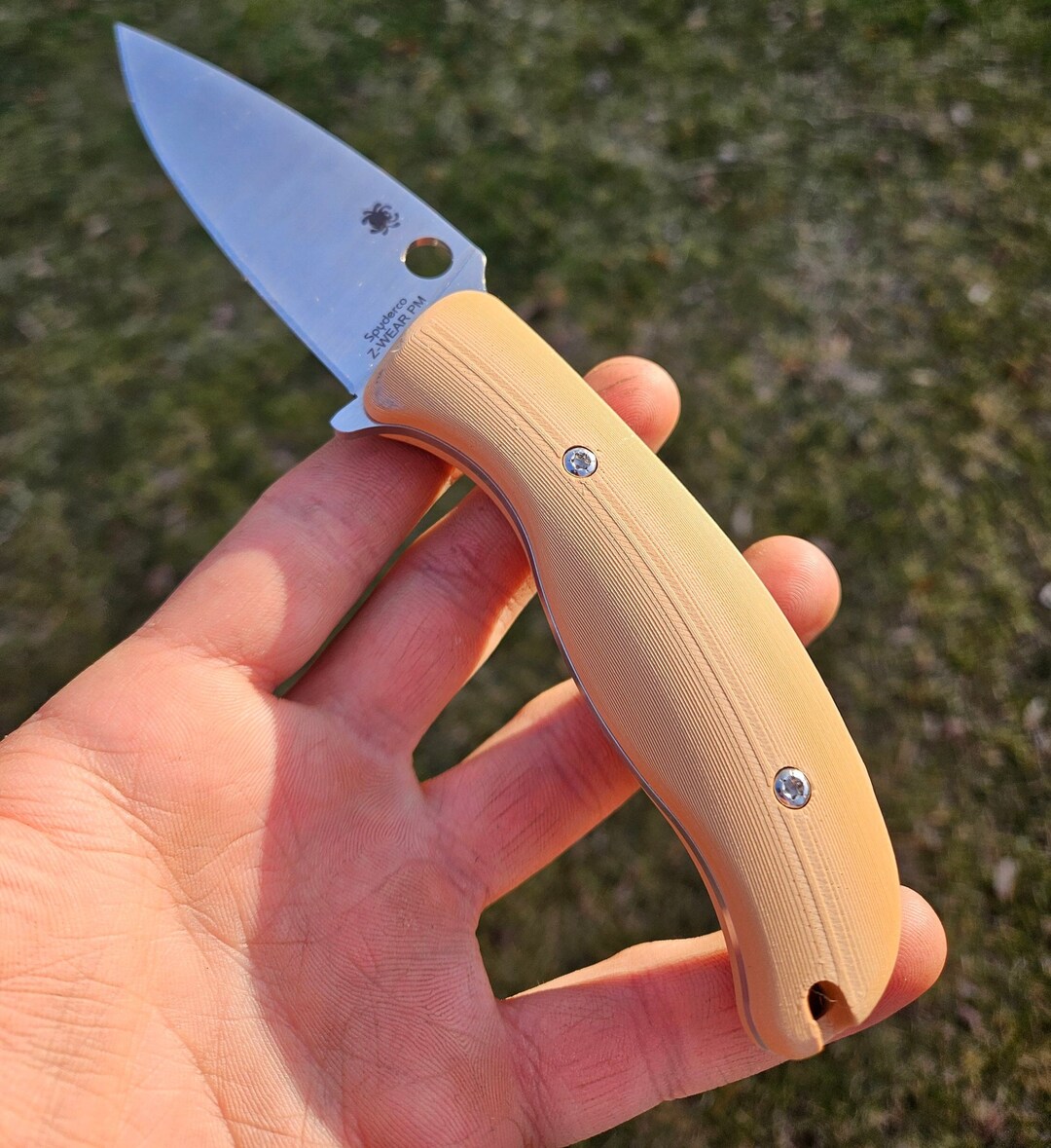 Contoured Spyderco HIC Mule Scales 3D Printed Etsy