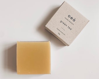 Natural soap 'green tea' made from organic oils (110g)