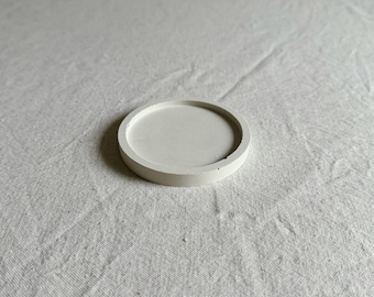 Minimalist concrete candle holder