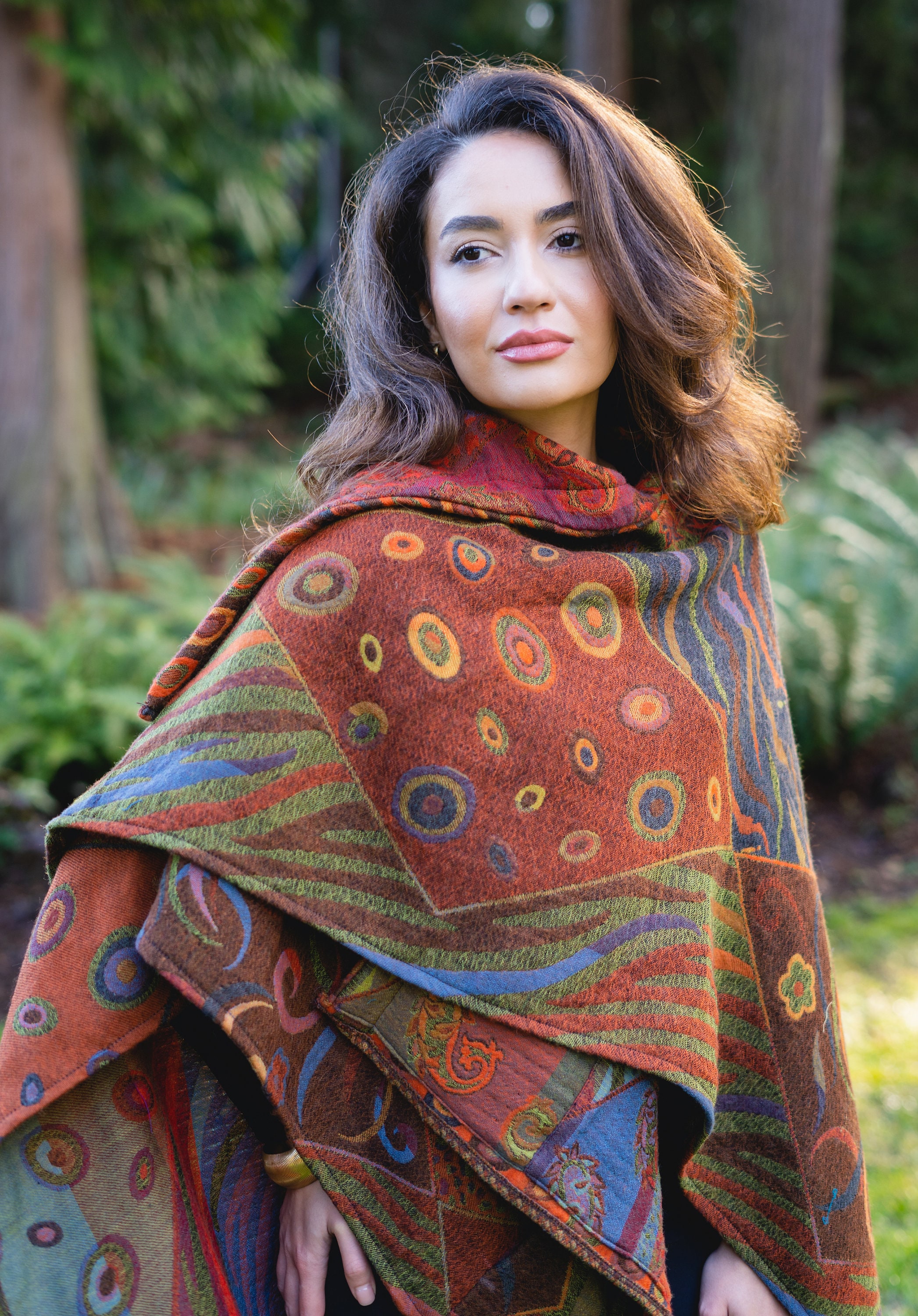 Women's Outlander Style Merino Wool and Cashmere Wrap — Real Irish