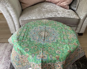 Termeh Tablecloth 94x94 cm, Handwoven Velvet Fabric