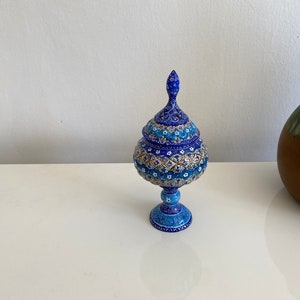 Mina Sugar Bowl, Mina chocolate Bowl, Hand-painted minakari, Enamel, Enamelling, Miniature, Minakari, Handicrafts