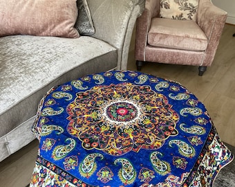 Termeh Tablecloth 94x94 cm, Handwoven Velvet Fabric