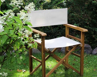 Second choice: Director's chair/ garden furniture/ folding camping chair