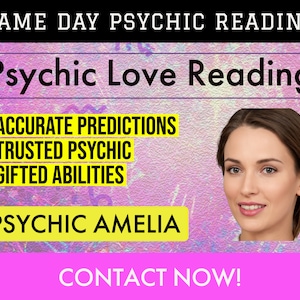 Same Day Psychic Love Reading by Trusted Advisor Amelia