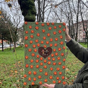 Daisy Art, pittura floreale strutturata, fiori 3D, pittura floreale strutturata, pittura impasto fiori, pittura di coppia, pittura artistica strutturata