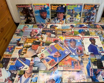 Lot of 37 Baseball Cards Magazine No cards. Bo Jackson Darryl Strawberry 1980s